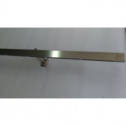 Binario Scorritenda Lineare da Parete in Alluminio Bianco con Movimento a  Corda Apertura Centrale - Riloga Bastone per Tenda 140cm