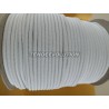 8mm Elastic Cord for PVC and Nautical Sheets - 5 Meters, White or Beige