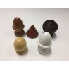 Wooden Terminal for 35mm Curtain Rod - Various Colours Available