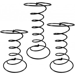 Biconical spiral spring for...