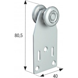 2-bearing sliding pulleys