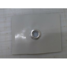 WOLTU Telone Impermeabile per Esterno Trasparente Telo Occhiellato PVC  380g/m²Trasparente 2 x 1 m